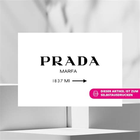 Prada Marfa Iconic Wall Mural to Print 